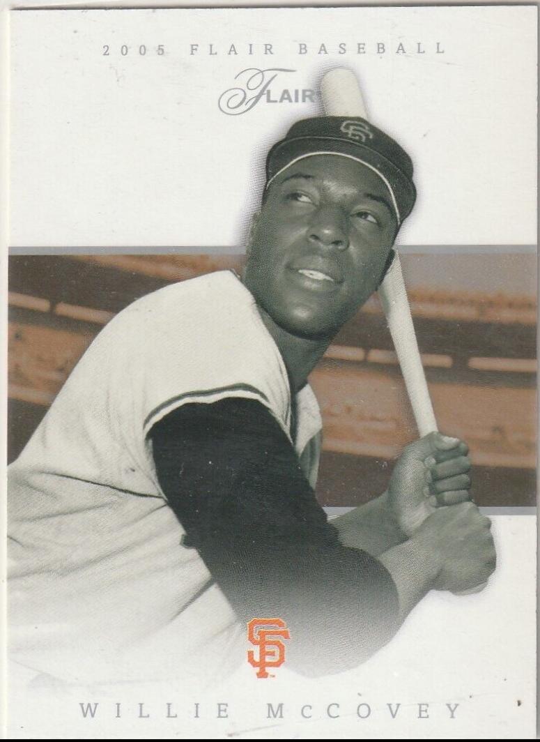 Willie McCovey #85 Baseball Cards 2005 Flair