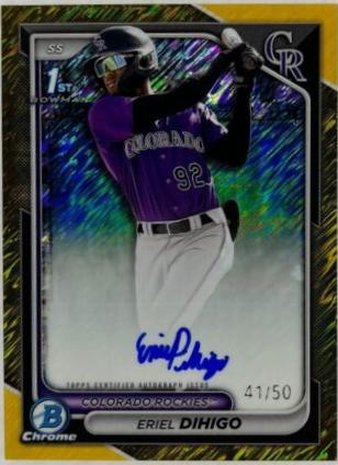 Eriel Dihigo [Shimmer Gold Refractor] #CPA-ED
