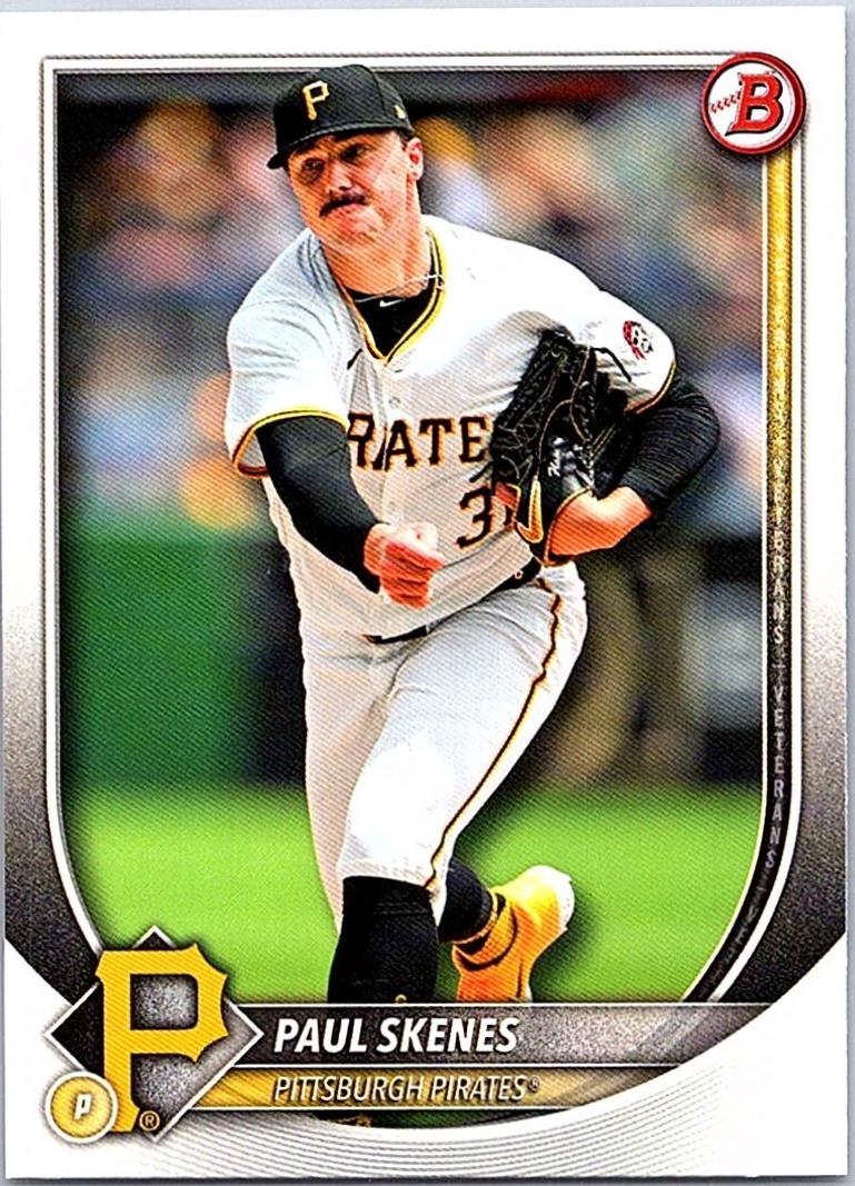 Paul Skenes #30 Baseball Cards 2025 Bowman