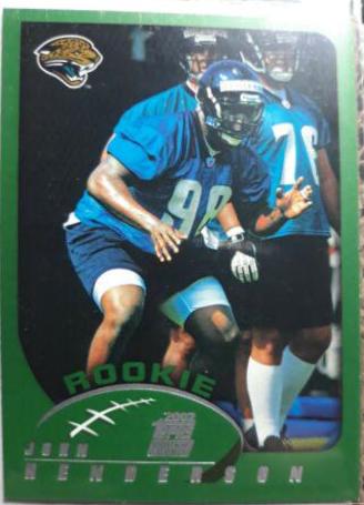 John Henderson #346 Football Cards 2002 Topps