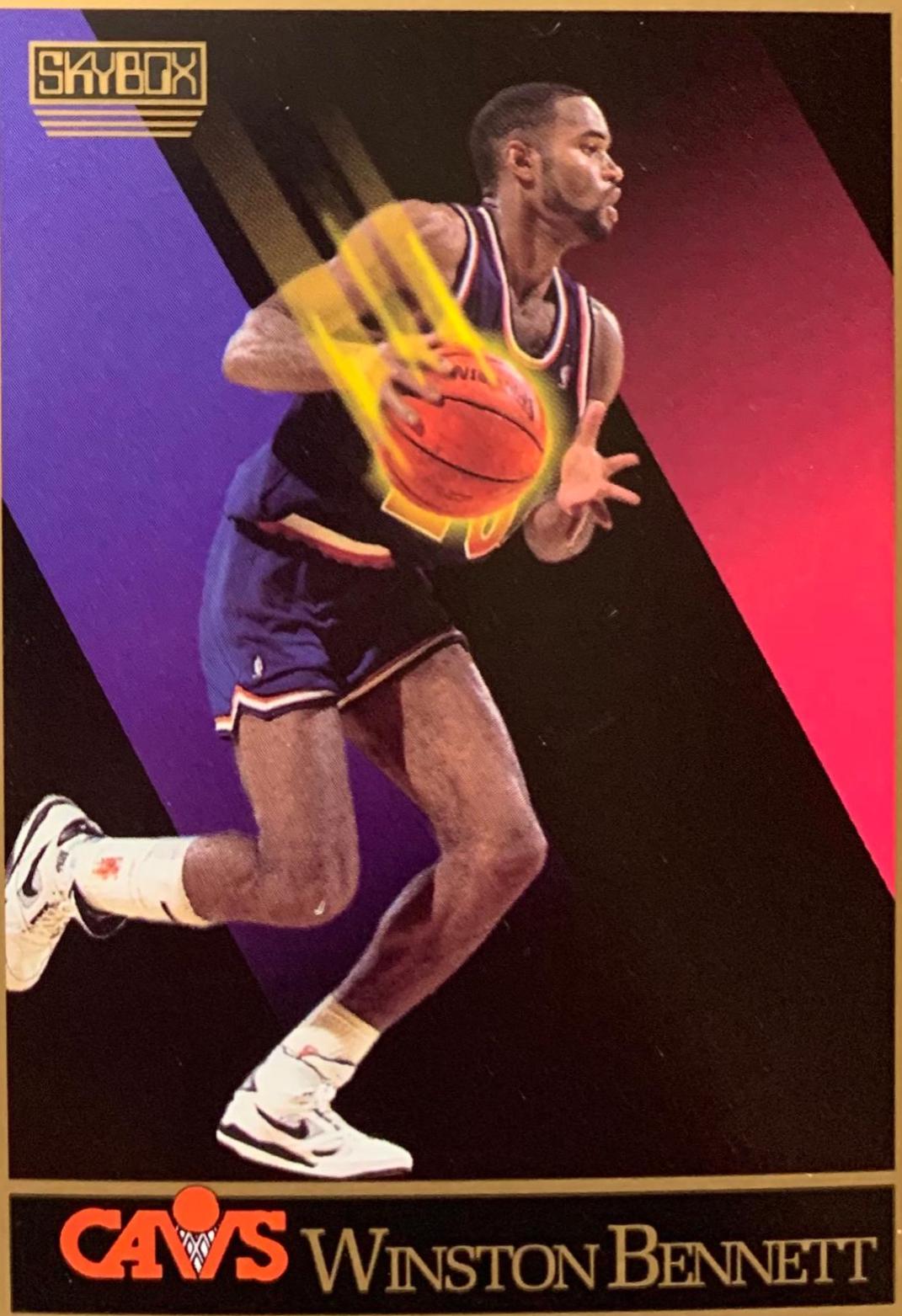 Winston Bennett #48 Basketball Cards 1991 Skybox