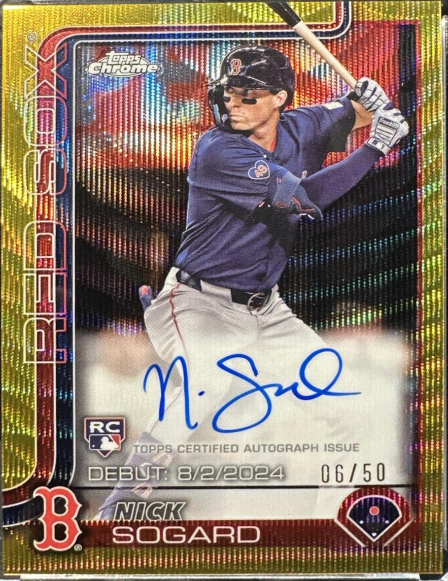 Nick Sogard [Gold Wave Refractor] #CRDA-NS