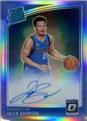 Jalen Brunson [Autograph Holo] #179 Basketball Cards 2018 Panini Donruss Optic Prices