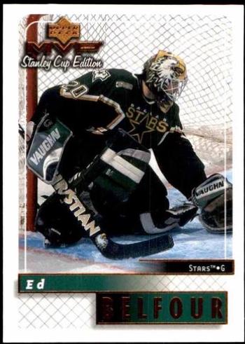 Ed Belfour #59 Hockey Cards 1999 Upper Deck MVP Stanley Cup Edition