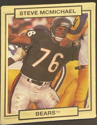 Steve McMichael #27 Football Cards 1990 Action Packed