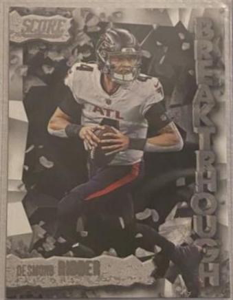 Desmond Ridder #1 Football Cards 2023 Panini Score Breakthrough