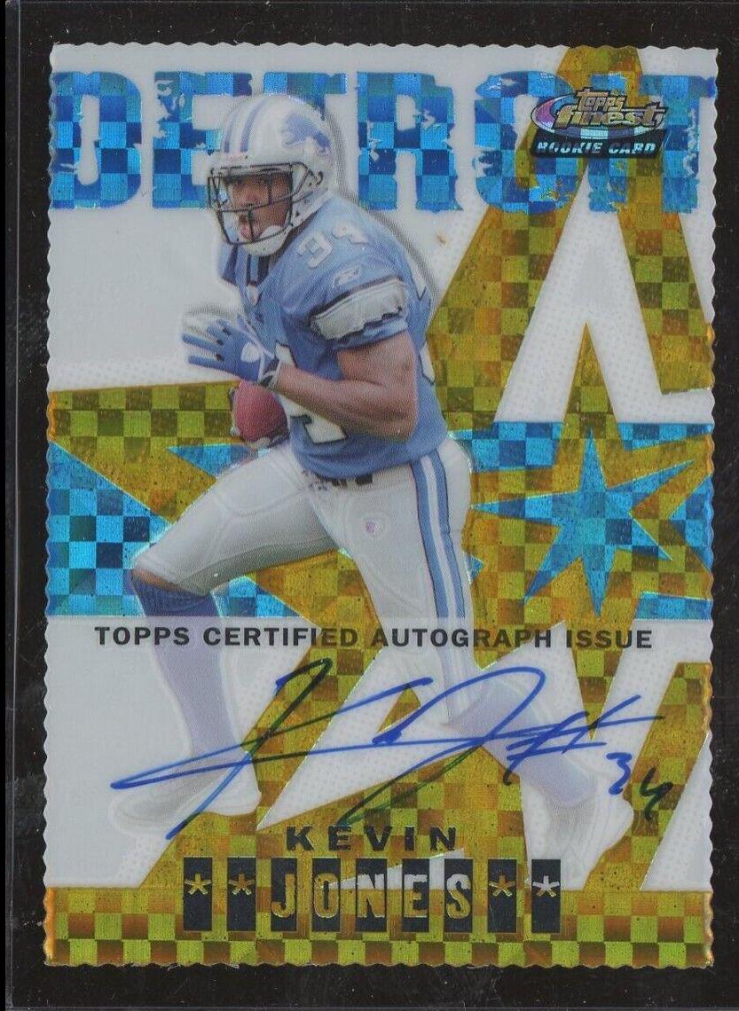 Kevin Jones #111 2004 Topps Finest Football