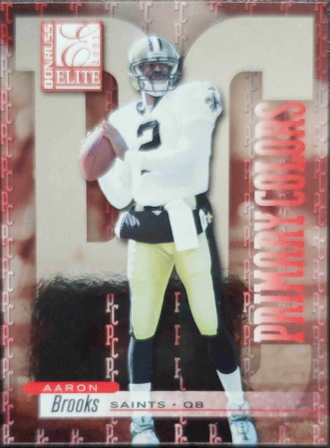 Aaron Brooks #PC-26 2001 Panini Donruss Elite Primary Colors Football
