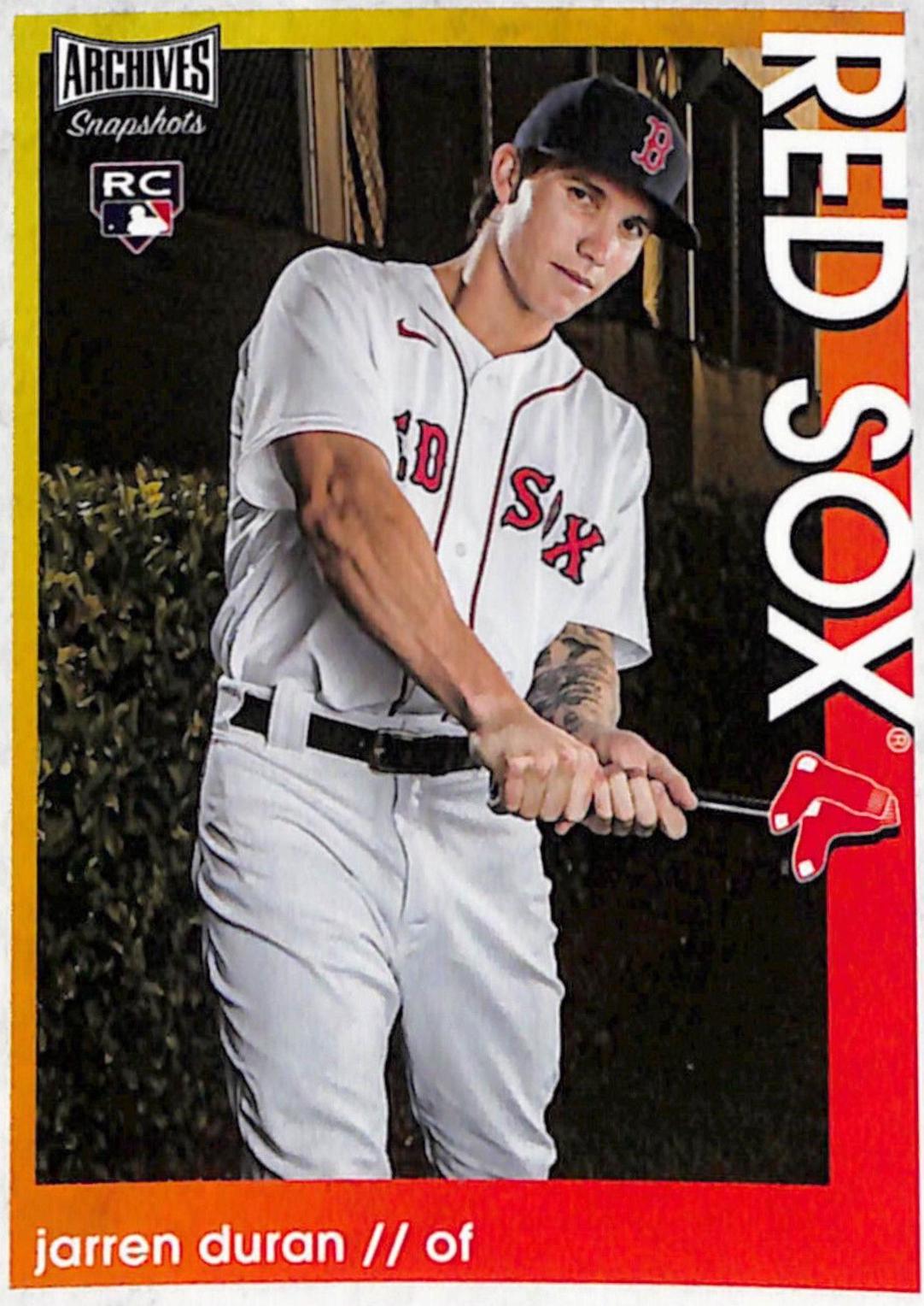 Jarren Duran #7 Baseball Cards 2022 Topps Archives Snapshots