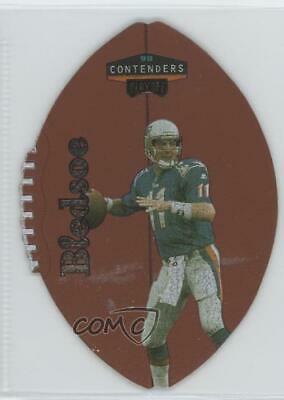 Drew Bledsoe #54 1998 Playoff Contenders Leather Football