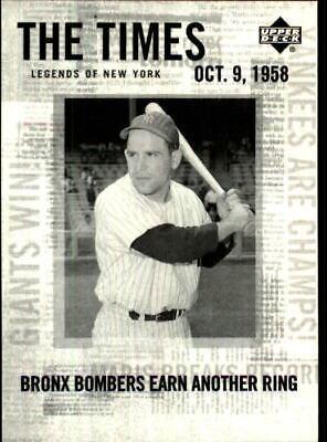 Yogi Berra #189 2001 Upper Deck Legends Of Ny Baseball