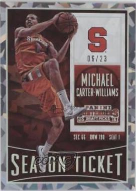 Michael Carter Williams [Cracked Ice Ticket] #70