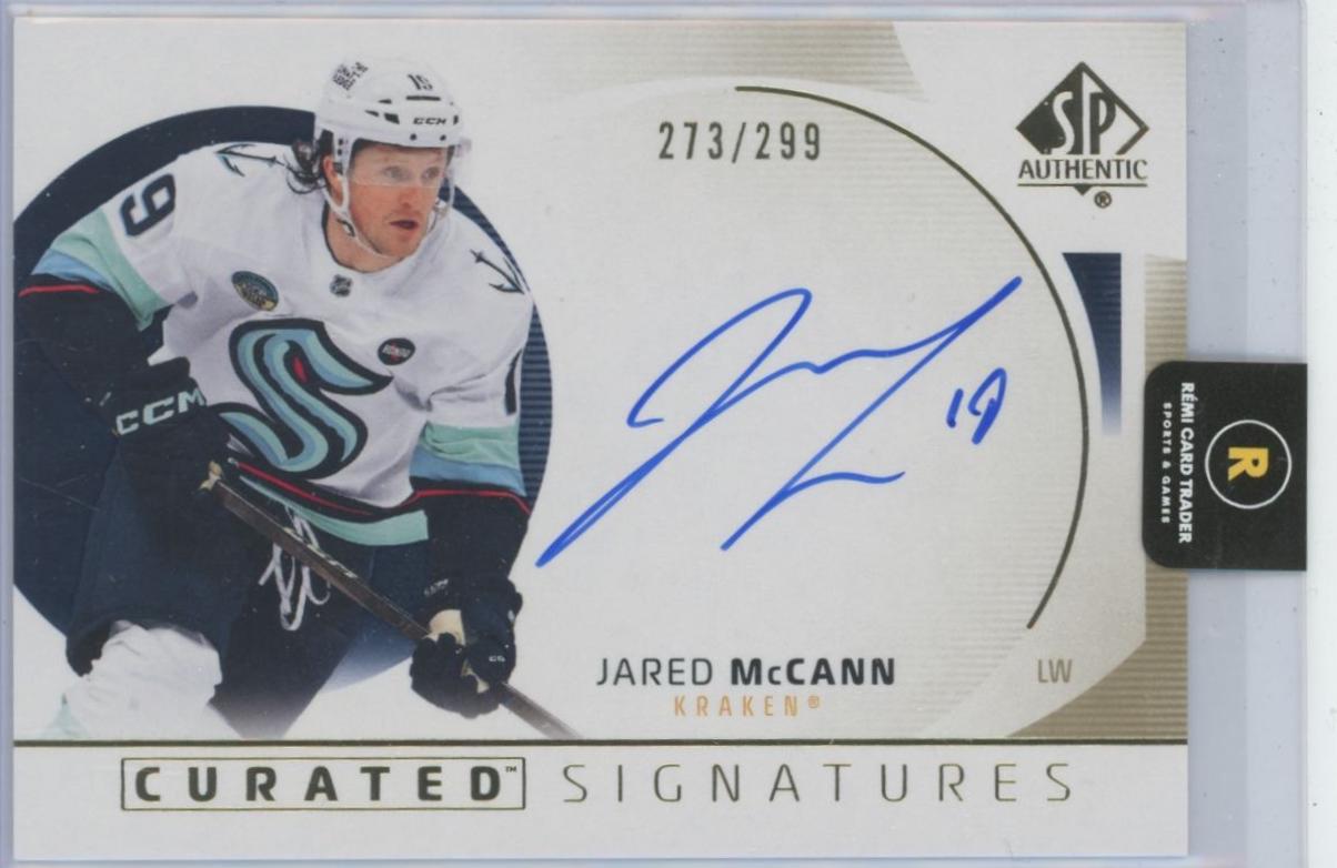 Jared McCann #SPC-JA 2025-26 SP Authentic Hockey Curated Signatures