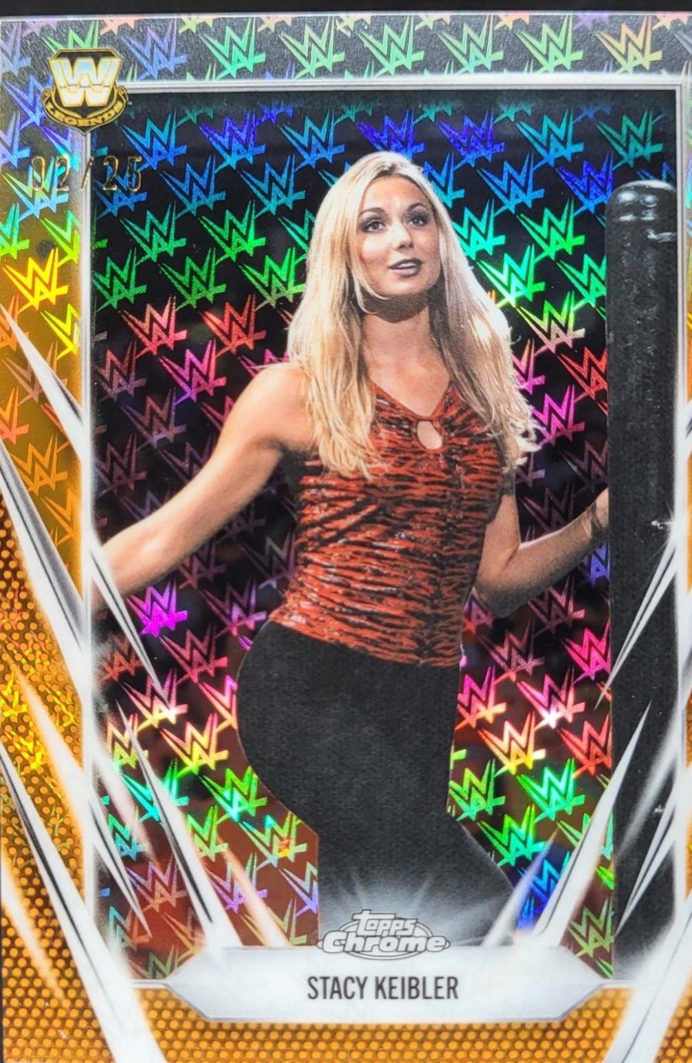 Stacy Keibler [Orange Refractor] #121