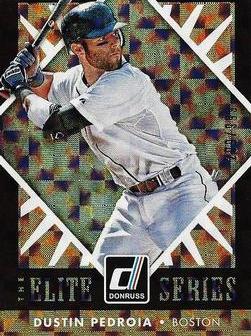Dustin Pedroia #3 Baseball Cards 2015 Donruss the Elite Series