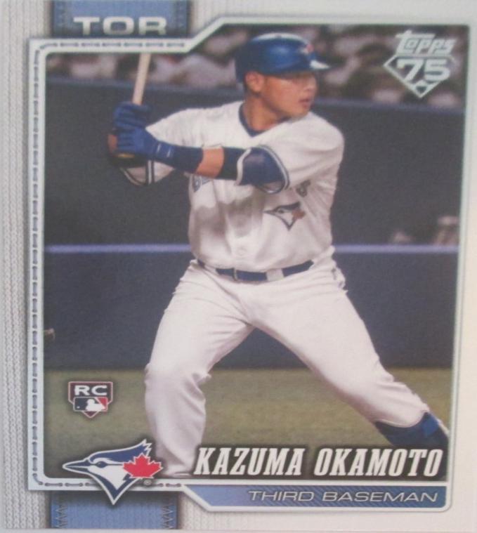 Kazuma Okamoto [75 Years of Topps] #443 Prices | 2026 Topps Series