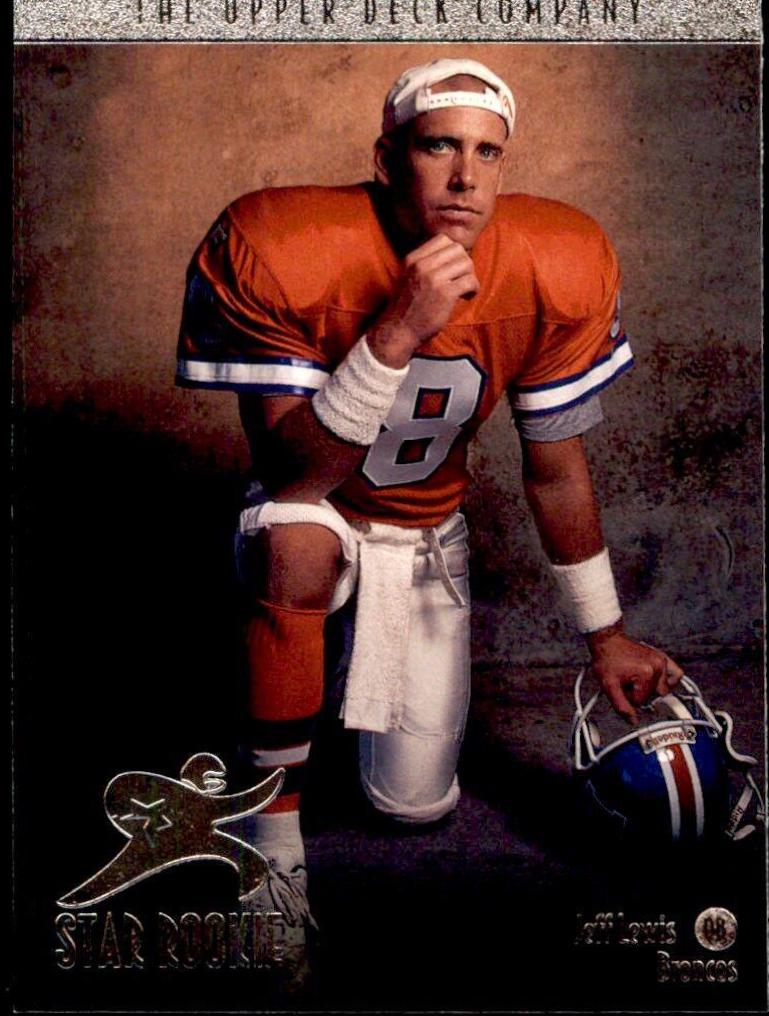 Jeff Lewis #24 Football Cards 1996 Upper Deck