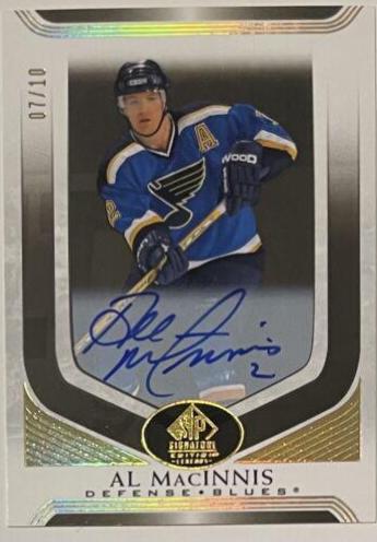 Al MacInnis [Black Autograph] #307