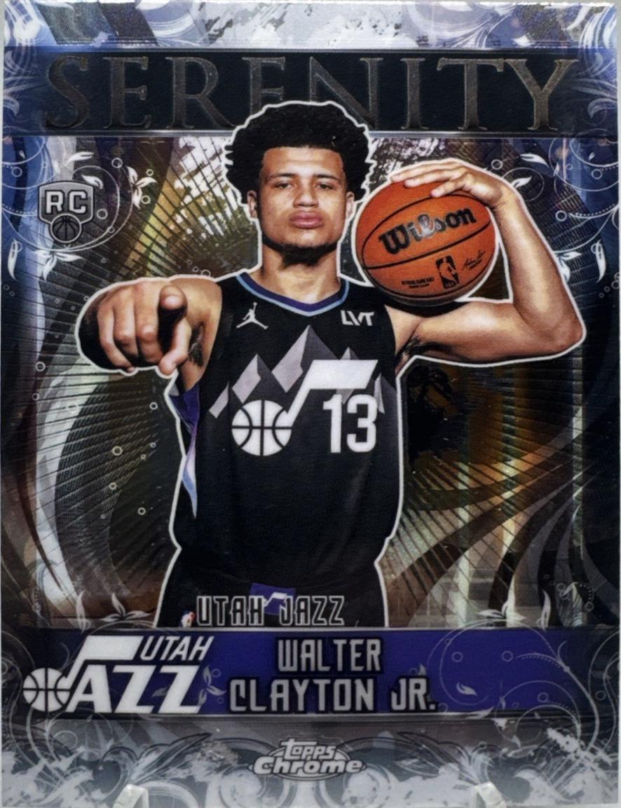 2025 Topps Chrome Serenity Walter Clayton Jr. [Refractor] #SY-14 card