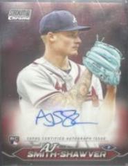 AJ Smith-Shawver #SCCA-AS Baseball Cards 2024 Topps Stadium Club Chrome Autograph