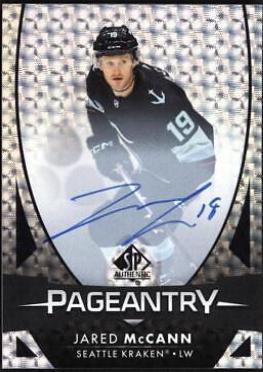 Jared McCann #P-17 Hockey Cards 2023 SP Authentic Pageantry Autograph