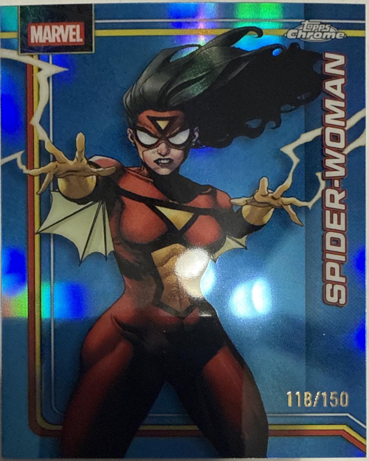 Spider-Woman Blue Refractor