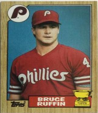 Bruce Ruffin #499 Baseball Cards 1987 Topps