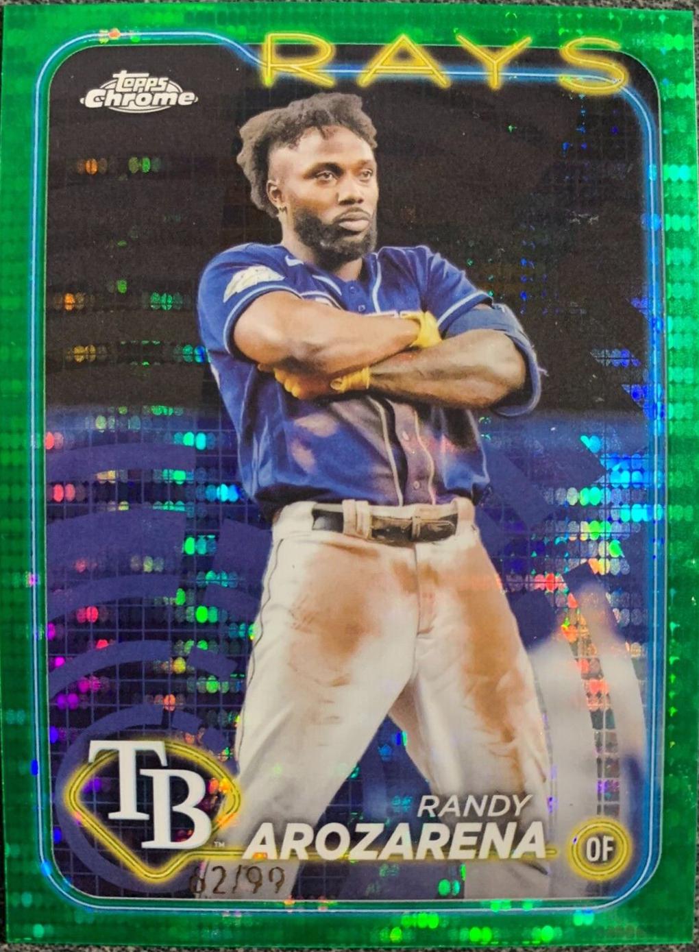 Randy Arozarena [Sonar Green Refractor] #153