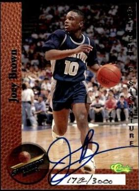 Joey Brown Basketball Cards 1995 Classic Superior Pix Autographs