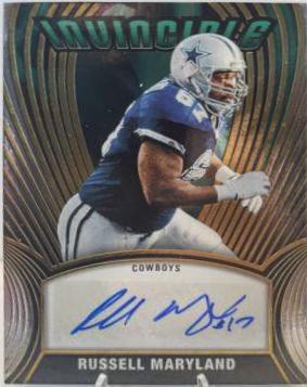 Russell Maryland #INV-RUM Football Cards 2022 Panini Chronicles Invincible Autographs