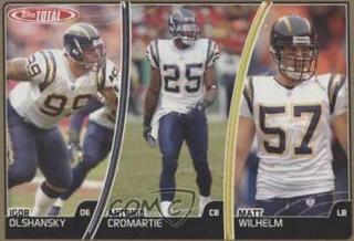 Matt Wilhelm, Igor Olshansky, Antonio Cromartie