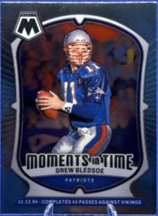 Drew Bledsoe #2 Football Cards 2024 Panini Mosaic Moments in Time