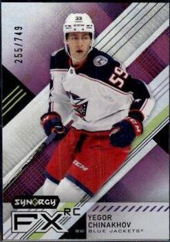 Yegor Chinakhov #FXR-YC 2021 Upper Deck Synergy Fx Rookies Hockey
