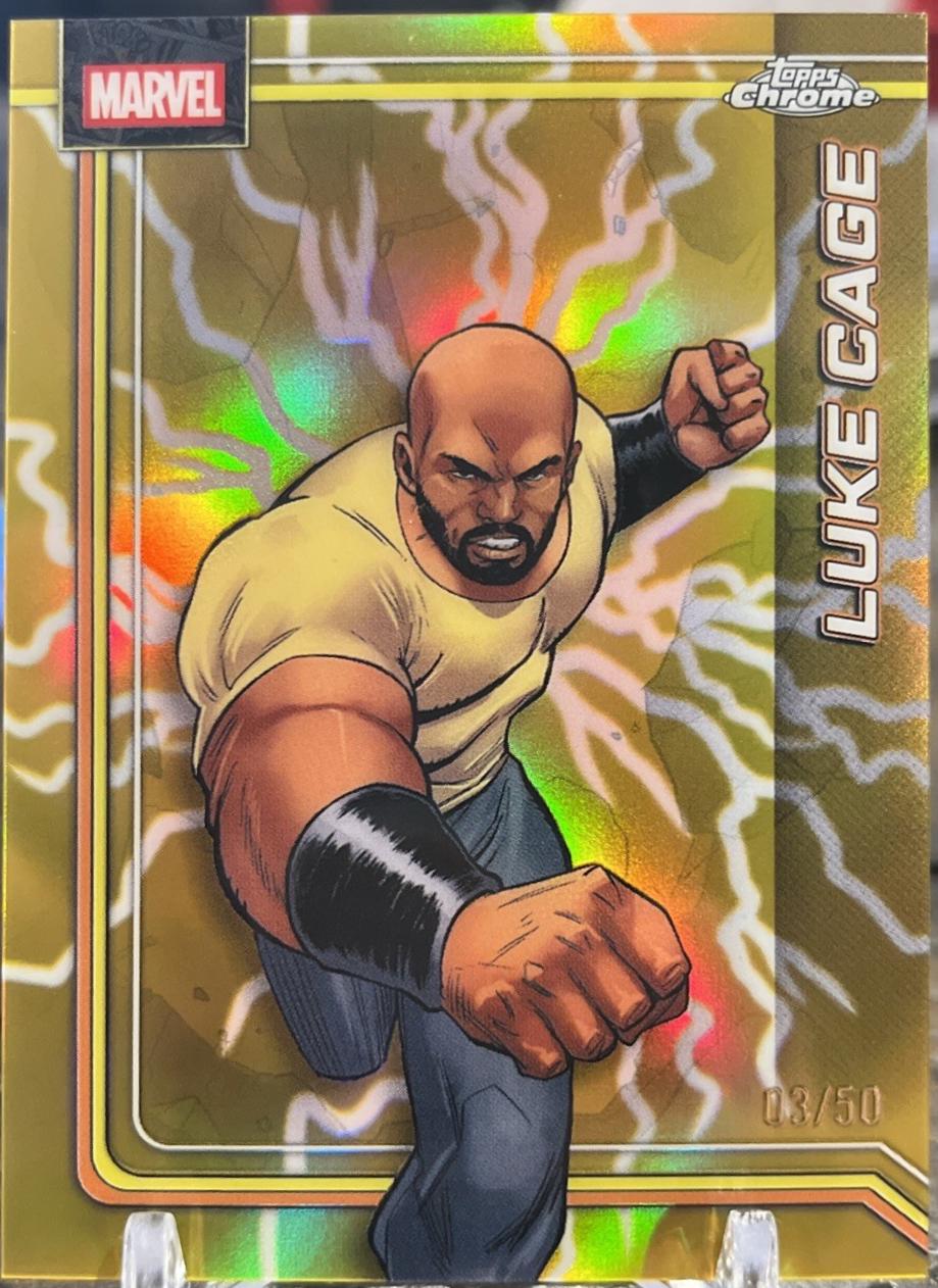 Luke Cage Gold Refractor