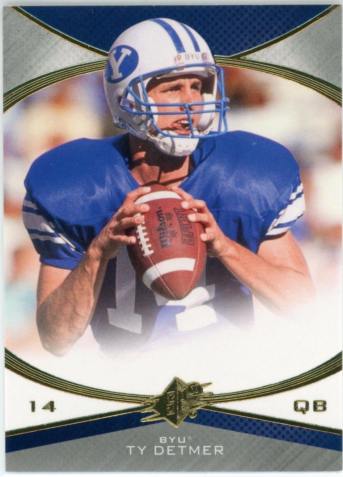 Ty Detmer #11 Football Cards 2013 Spx