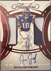 Justin Jefferson #15 Prices | 2025 Panini Flawless Dual Patch