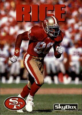 Jerry Rice #25 Football Cards 1992 Skybox Impact