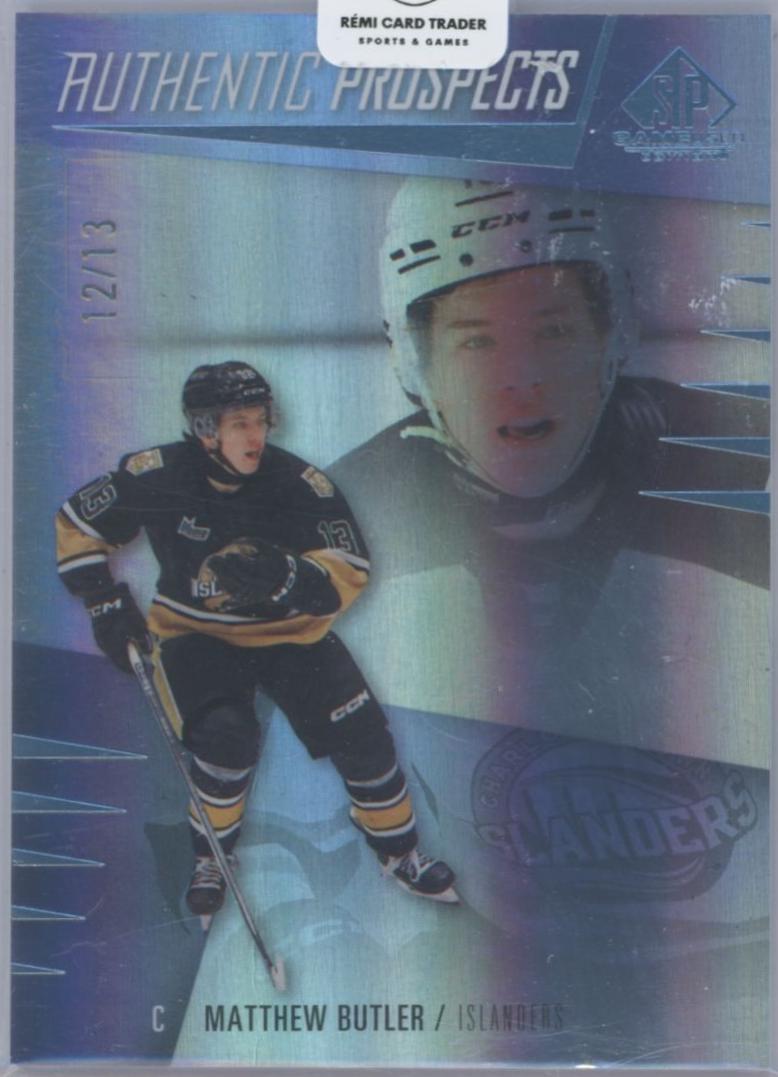 Matthew Butler #47 2023 Sp Game Used Chl Hockey