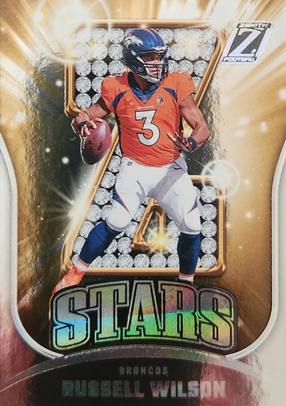 Russell Wilson #8 Football Cards 2023 Panini Zenith Z-Stars