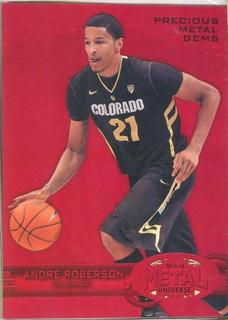 Andre Roberson Metal Universe Precious Metal Gems Red