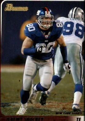 Jeremy Shockey #2 Football Cards 2003 Bowman
