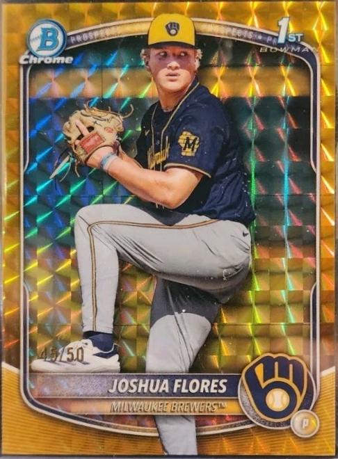 Joshua Flores [Gold Refractor] #BDC-82