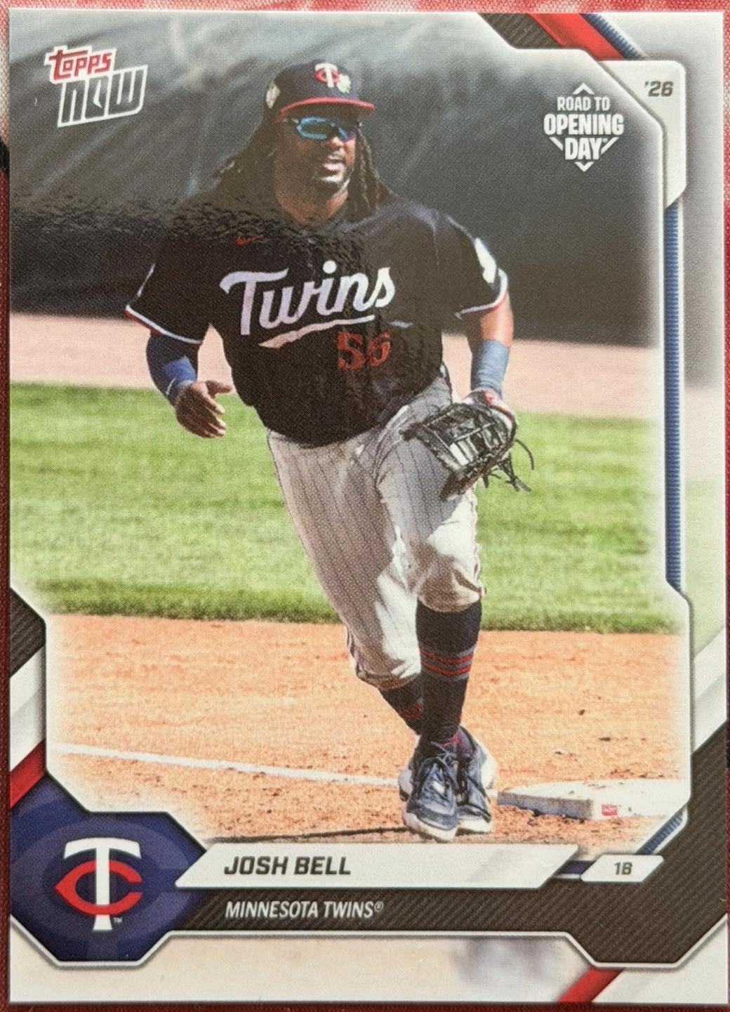 Josh Bell #OD-90 2026 Topps Now Road to Opening Day Baseball