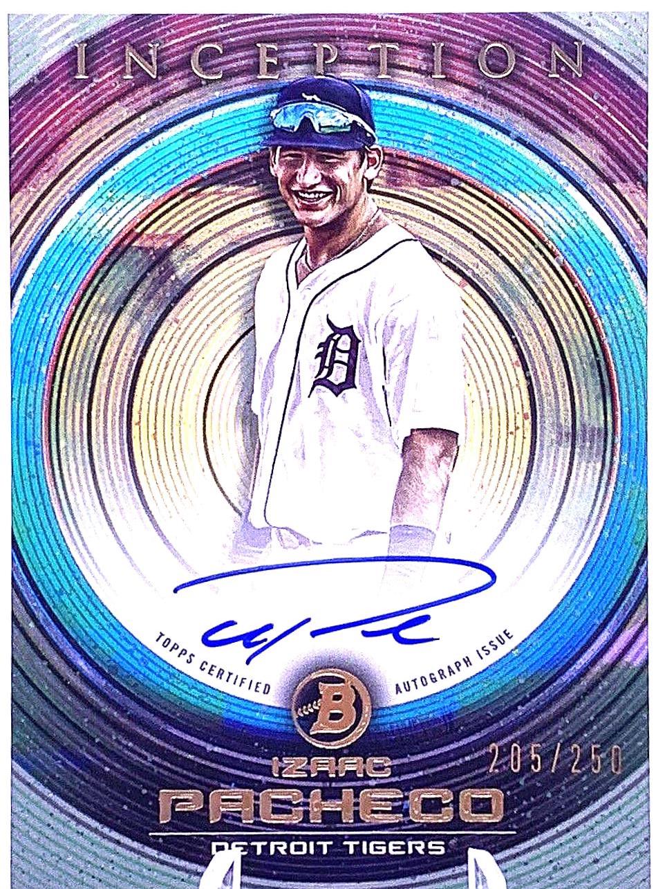 Izaac Pacheco #PA-IP 2022 Bowman Inception Baseball Prospect Autographs