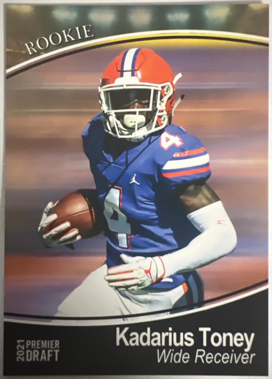 Kadarius Toney #102 Football Cards 2021 Sage Premier Draft
