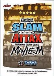 Chris Jericho Wrestling Cards 2010 Topps Slam Attax WWE Mayhem