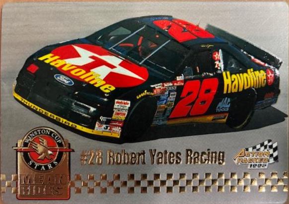 #28 Robert Yates Racing #43 Racing Cards 1995 Action Packed NASCAR