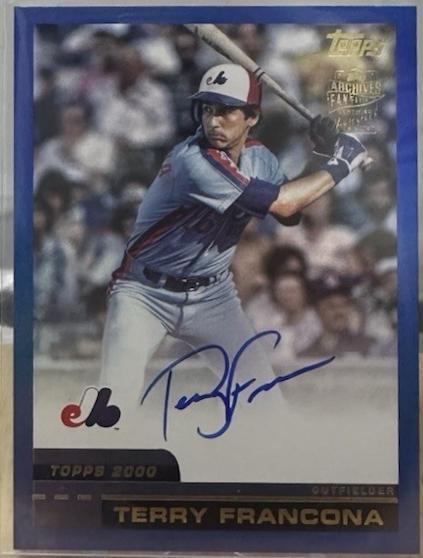 Terry Francona [Blue] #00FF-TF