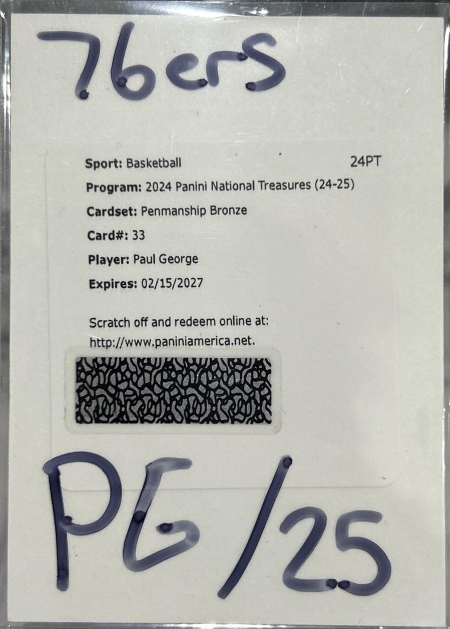 Paul George [Bronze] #33