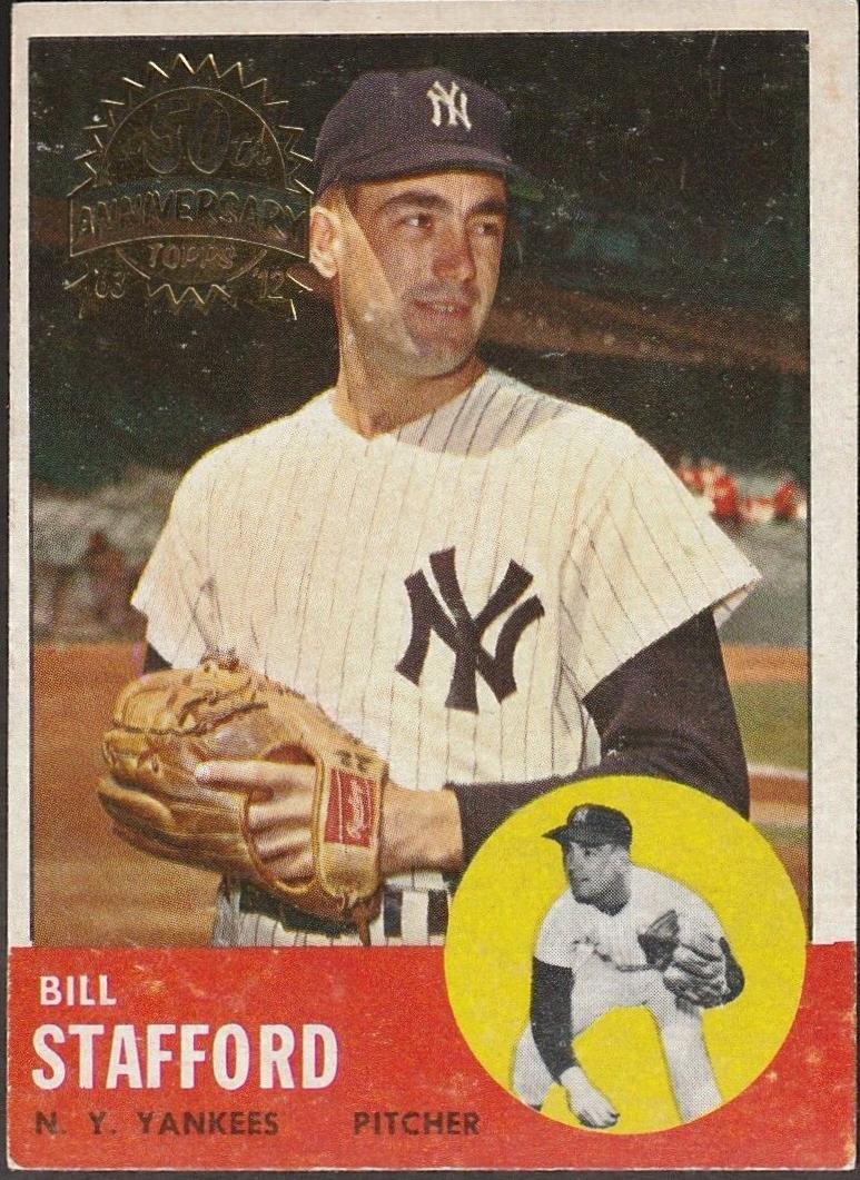 Bill Stafford #155 Baseball Cards 2012 Topps Heritage 1963 Original Buybacks